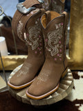 Sarahi Pink Women’s Boots and Belt Set