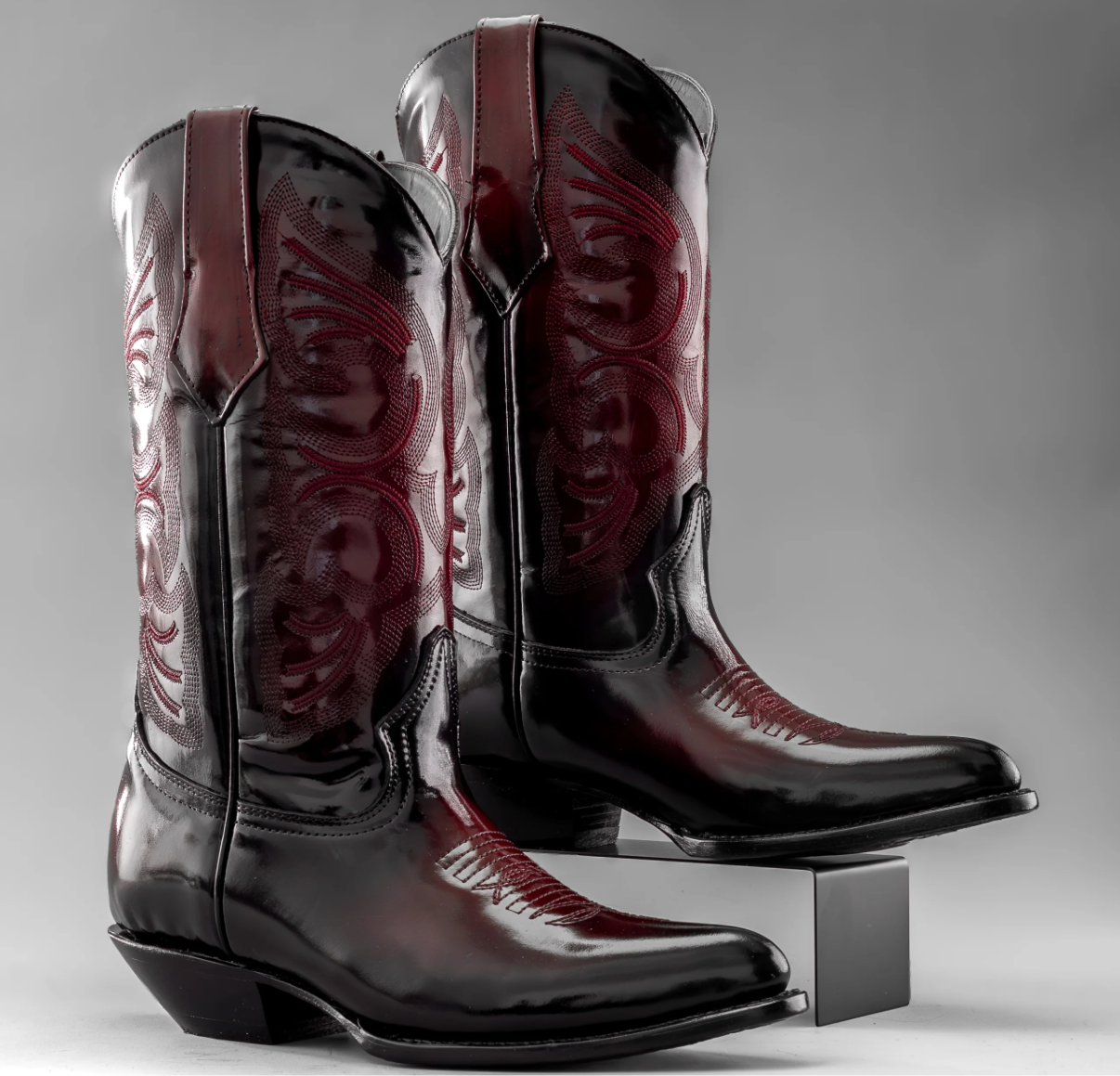 MEN'S CHAMELEON LEATHER J TOE COWBOY BOOTS