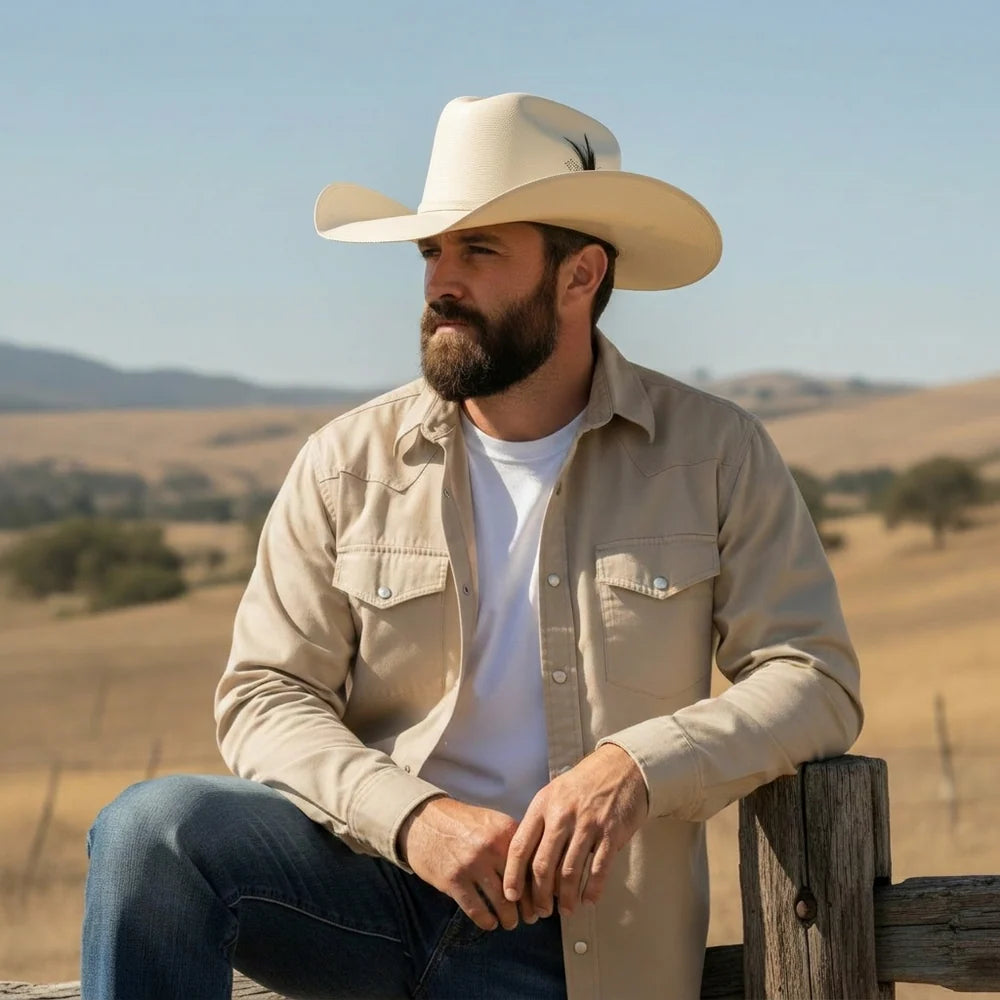 SOMBRERO MORCON 1000X MALBORO SHAPE COWBOY HAT