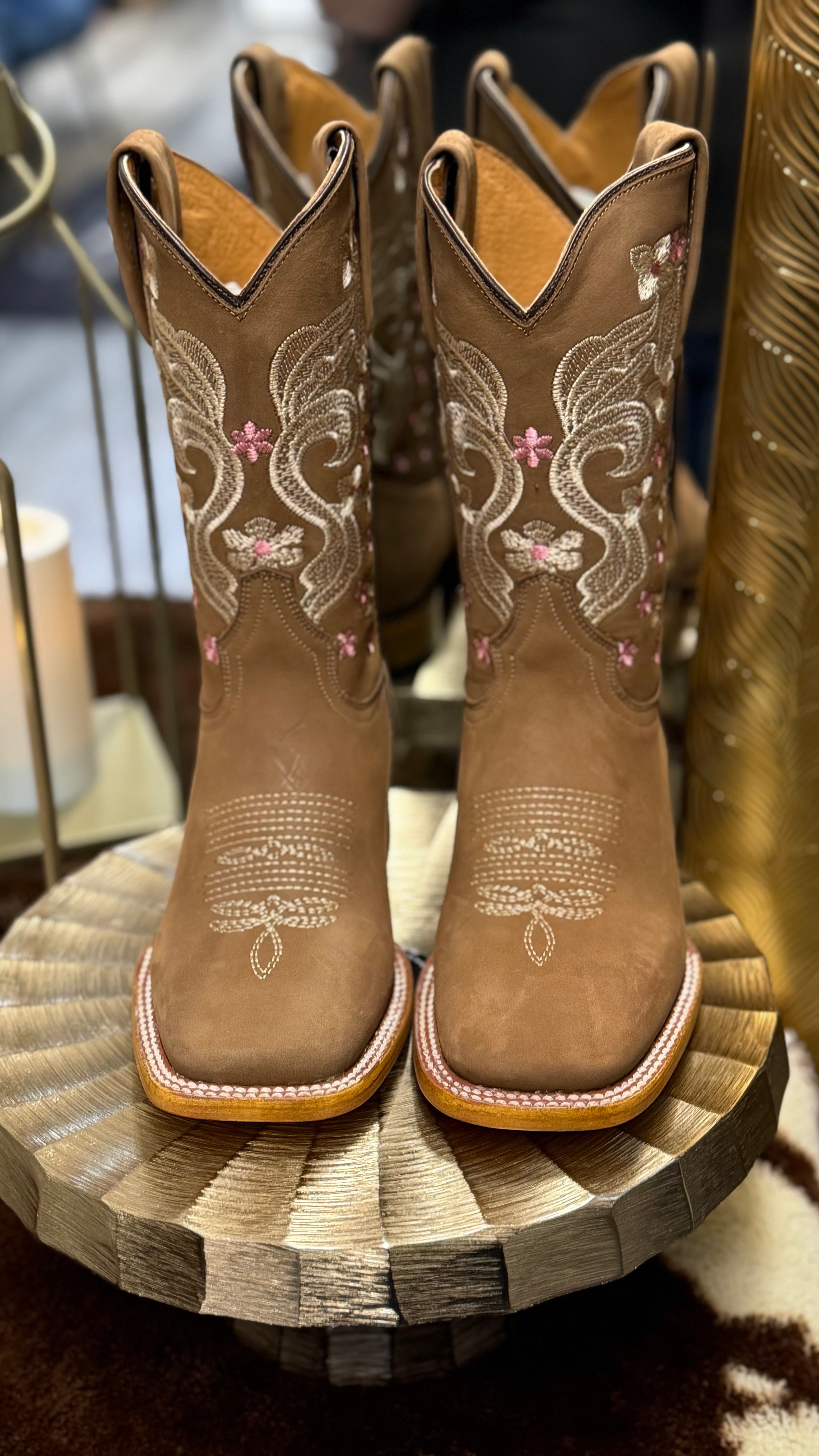 Sarahi | Pink Women’s Rodeo Square Toe Boots