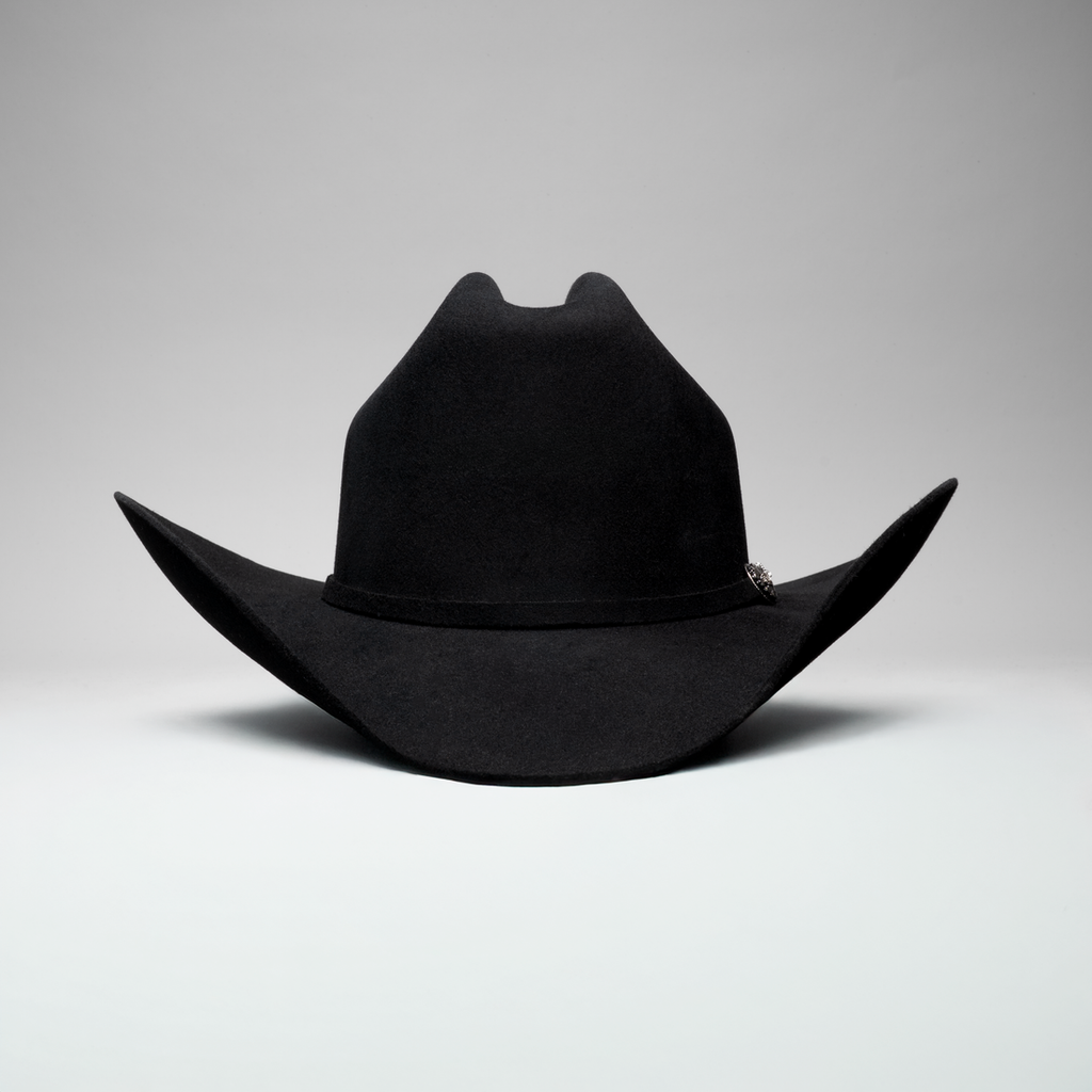 MEN'S BLACK 100X FELT TEXANA COWBOY HAT RODEO CARTIE