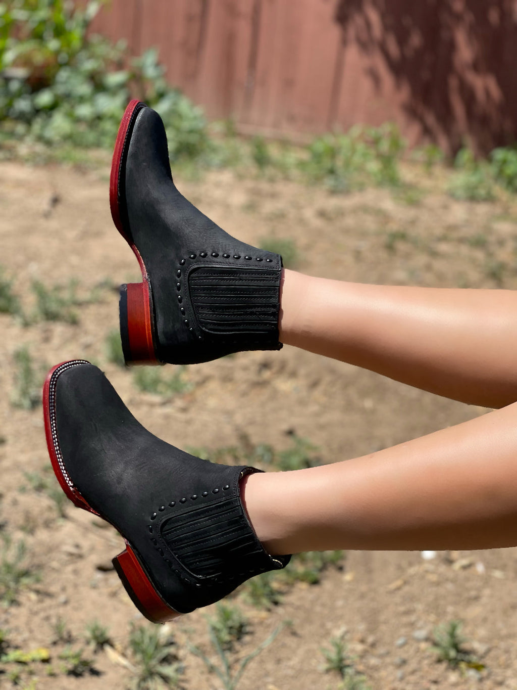 LOS ALTOS WOMEN SQUARE TOE ANKLE BOOTS