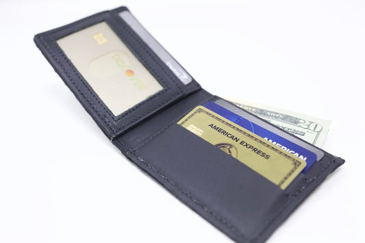 Blue Snake Wallet, Exotic Leather