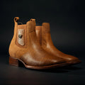 MEN'S LIZARD ANKLE SQUARE TOE BOOT