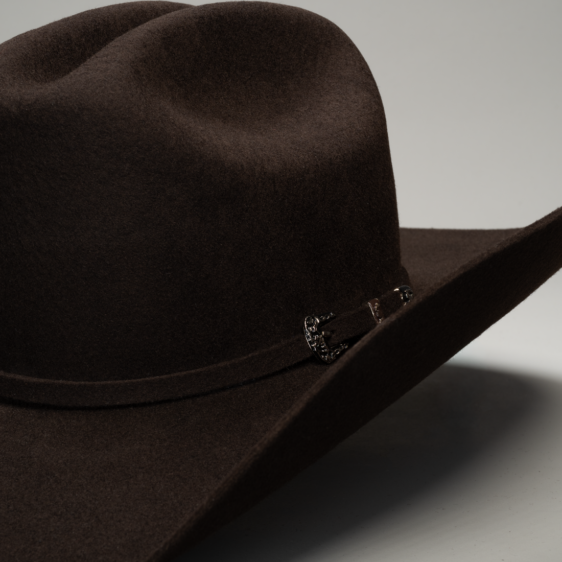 50X CHOCOLATE FELT TEXAS TEXANA COWBOY HAT RODEO CARTIE