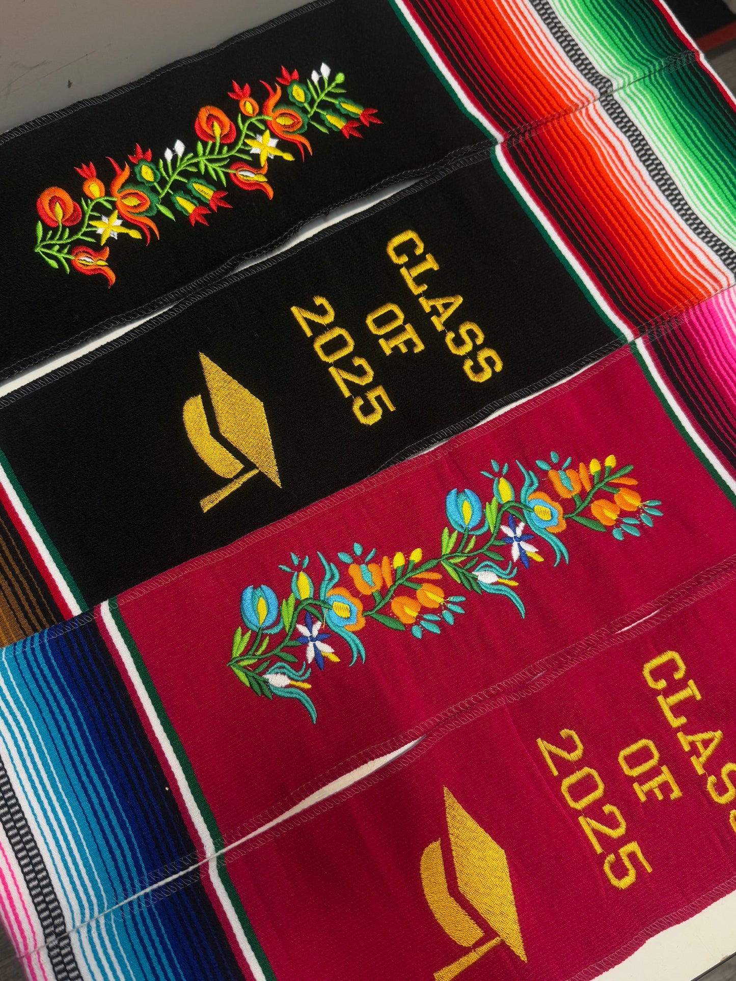 Flor Sarape Graduation stoles
