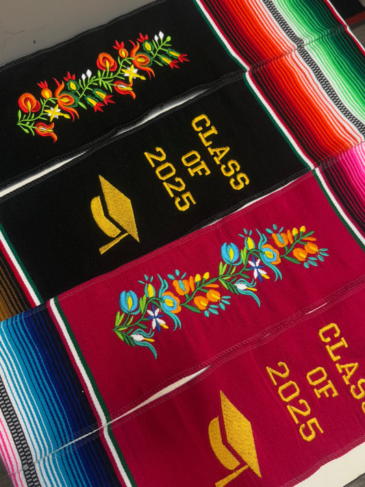Flor Sarape Graduation stoles