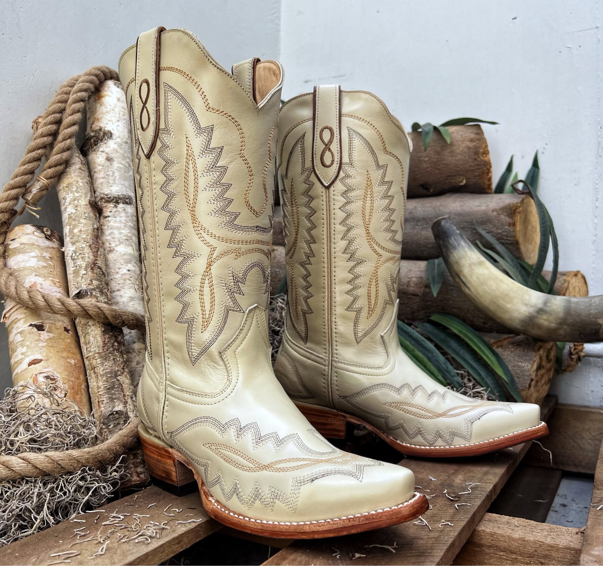 Amelia Bone Snip Toe Boots