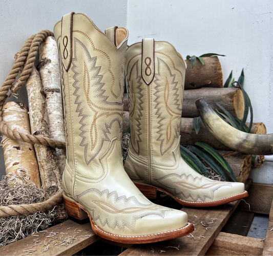 Amelia Bone Snip Toe Boots