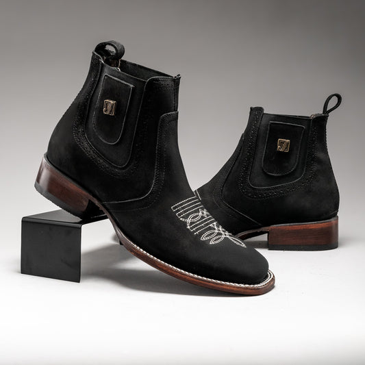 MEN’S 731 NOBUCK LEATHER SQUARE TOE ANKLE BOOT