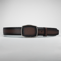 MEN'S PLAIN LEATHER FORMAL COWBOY BELT