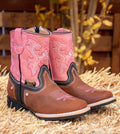 Cowgirl Baby toddler youth western pink square toe boots