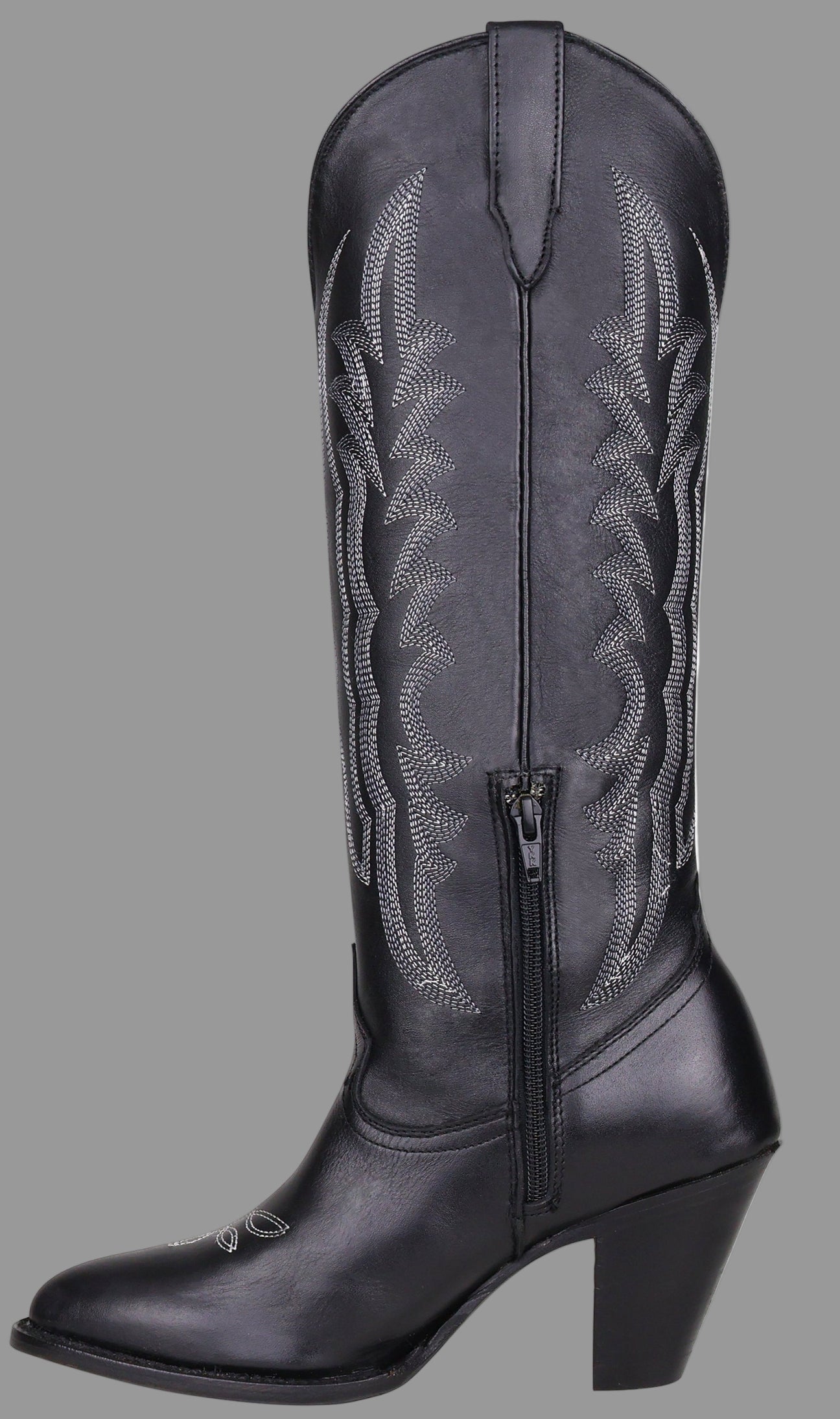 Silverton Destiny All Leather Snip Toe Knee High Boots (Black