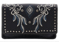 Silverton Mary All Leather Western Clutch Bag (Black)