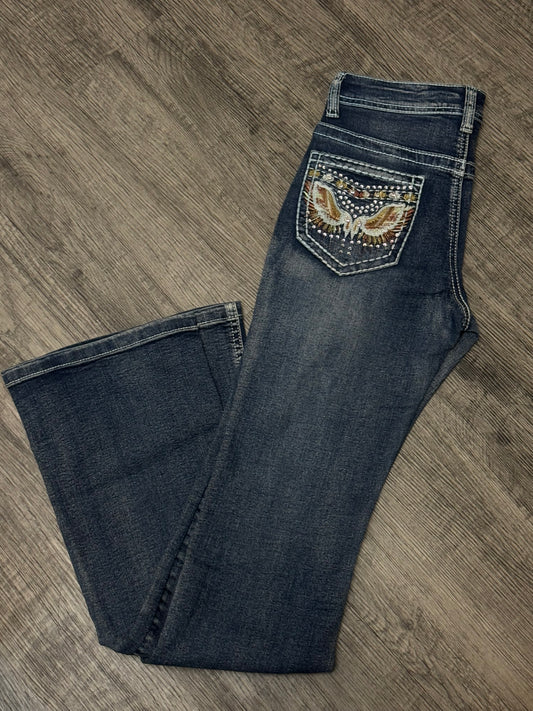 Angela| Wester BootCut Jeans