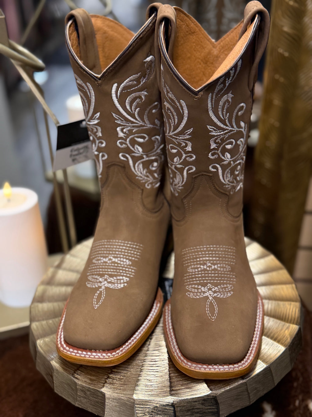 KIARA| WOMENS SQUARE TOE BOOTS