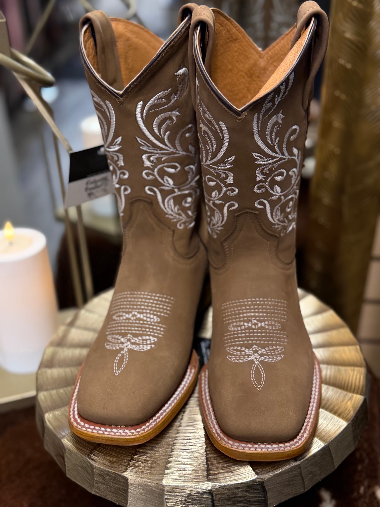 KIARA| WOMENS SQUARE TOE BOOTS