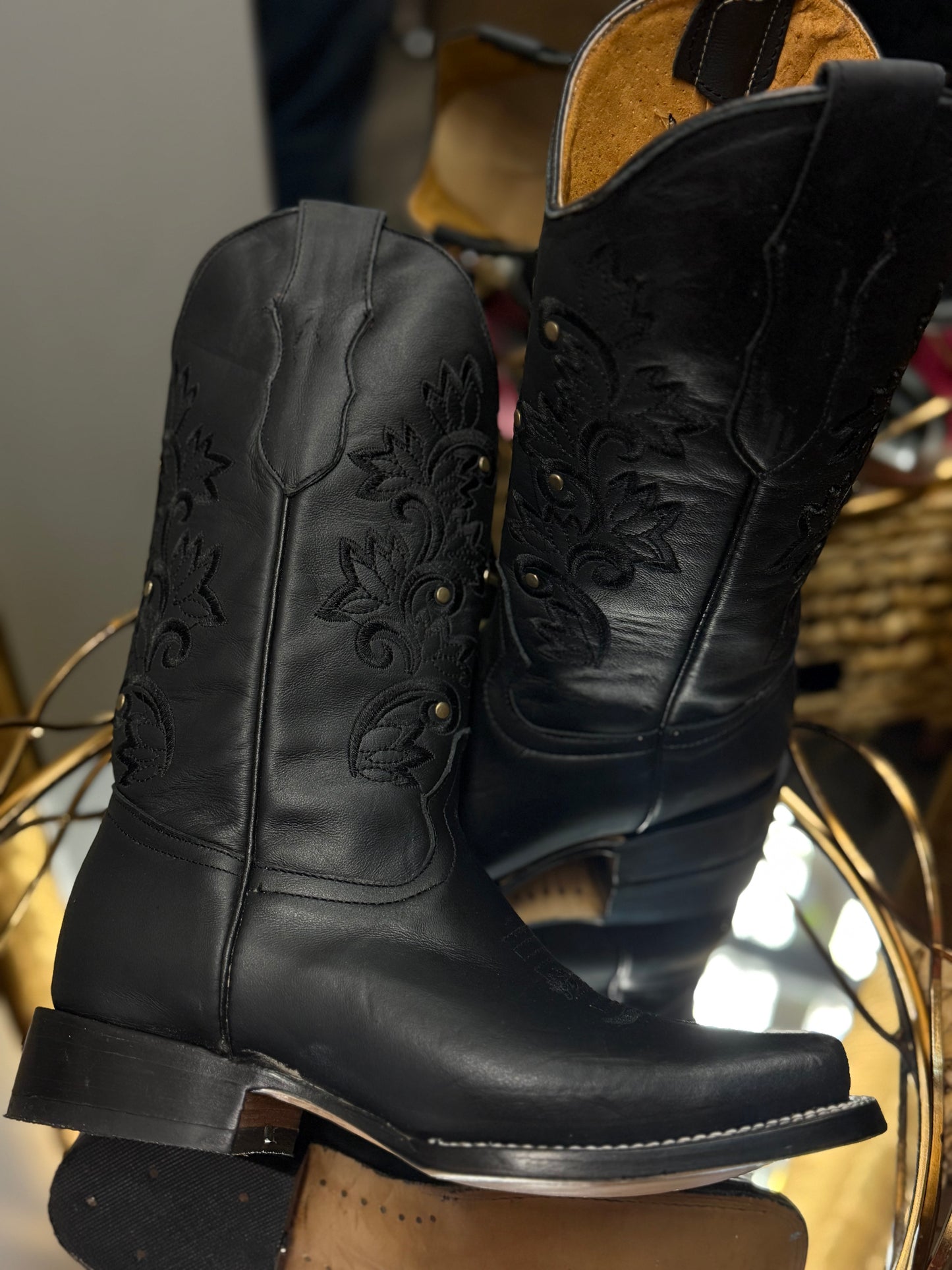 Zayra| Square Toe Boots