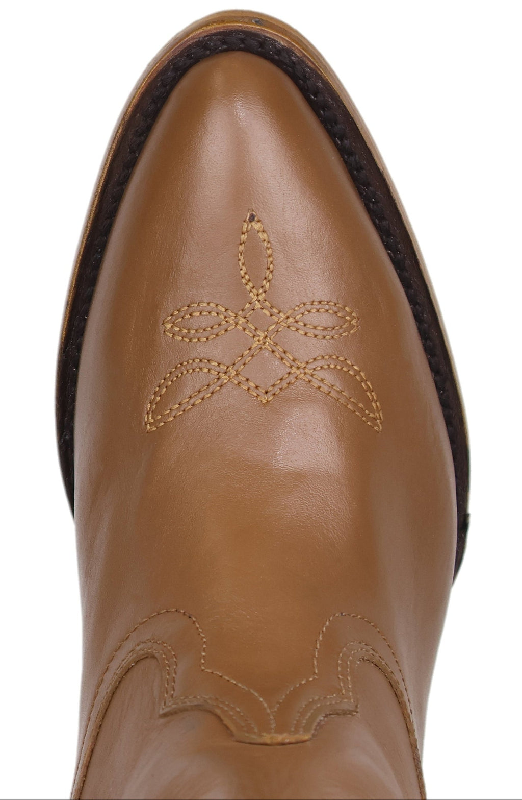 Destiny |All Leather Snip Toe Knee High Boots (Honey)