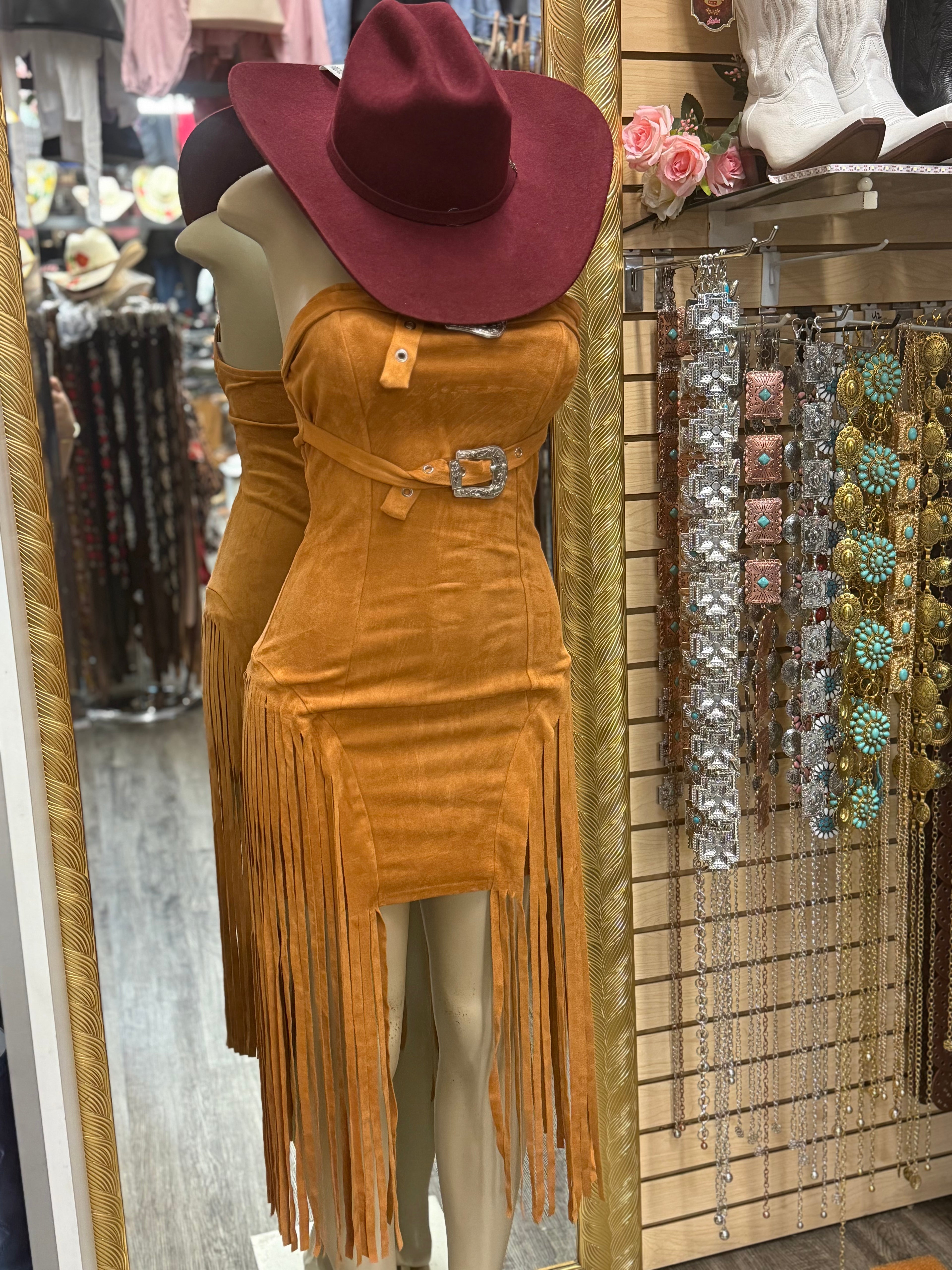 Christina Tan Buckle Dress