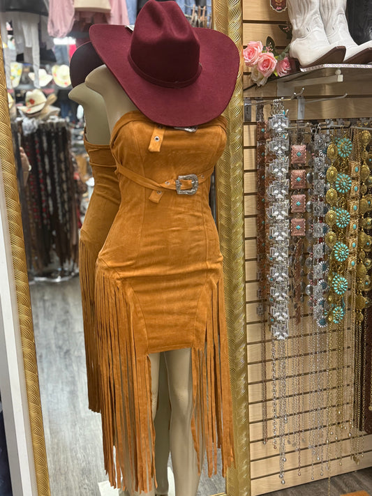 Christina Fringe Dress