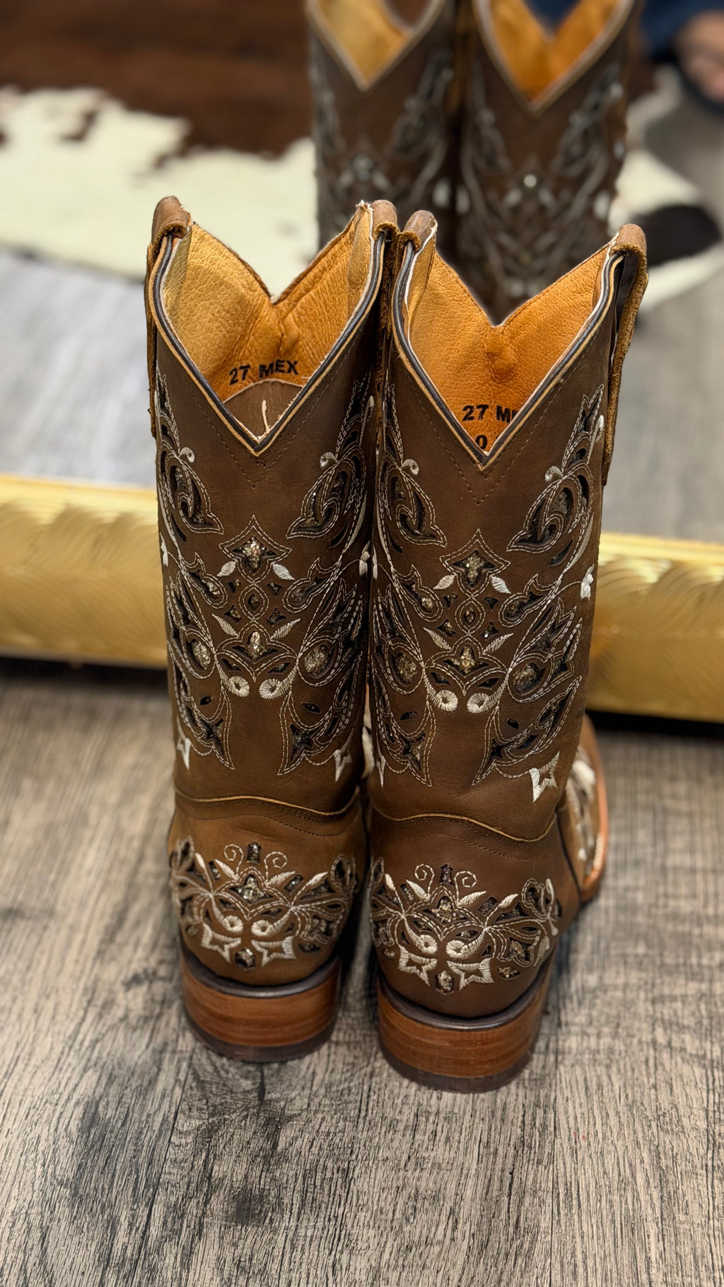 Chica Dorada Boots(Tan)