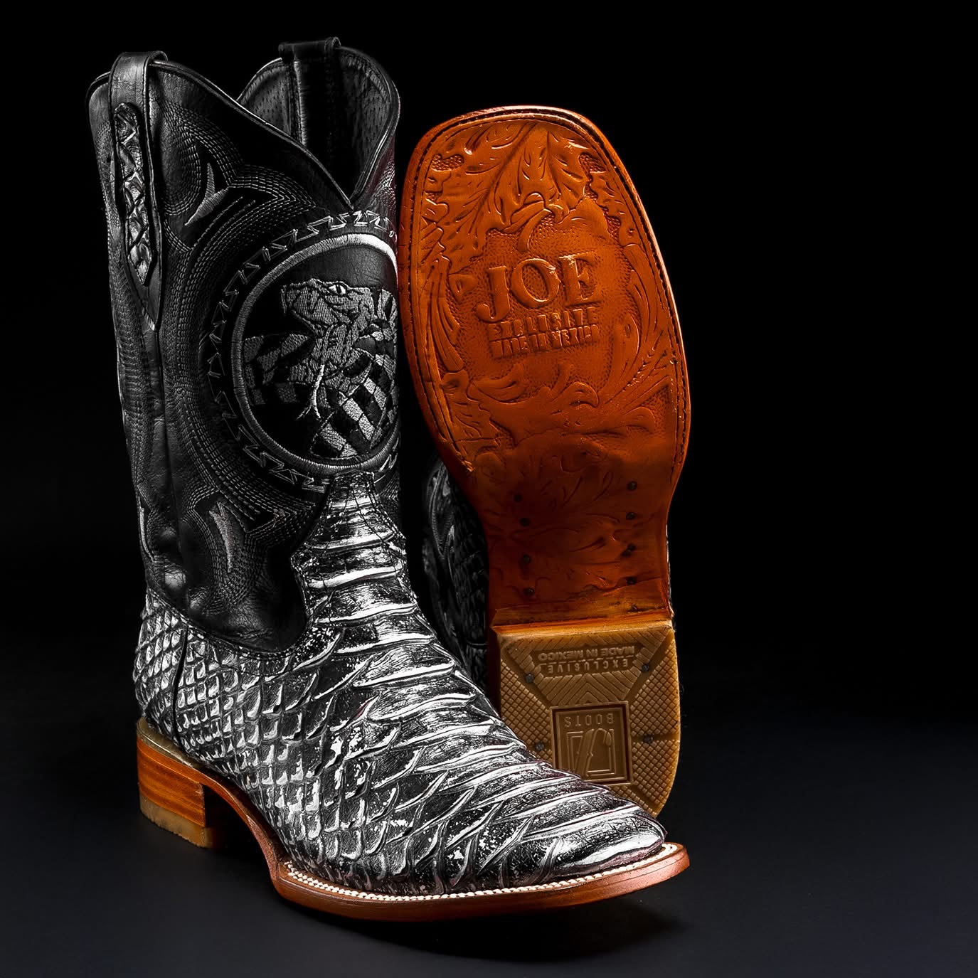 MEN'S VIPER PYTHON TRIBUTE SQUARE TOE COWBOY BOOT