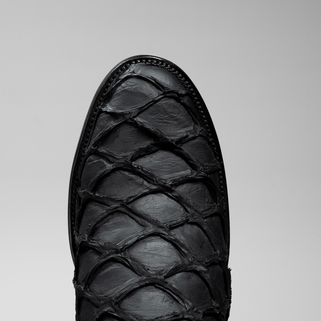 MEN'S PIRARUCU MONSTER FISH ROUND TOE COWBOY BOOTS