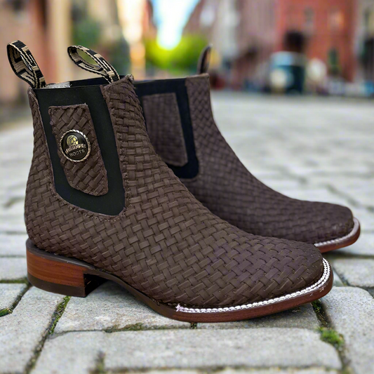 Men’s Brown Rodeo Petatillo Ankle Boots