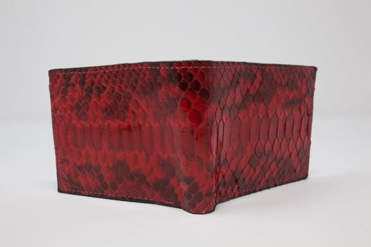 Red Glazed Snake Wallet