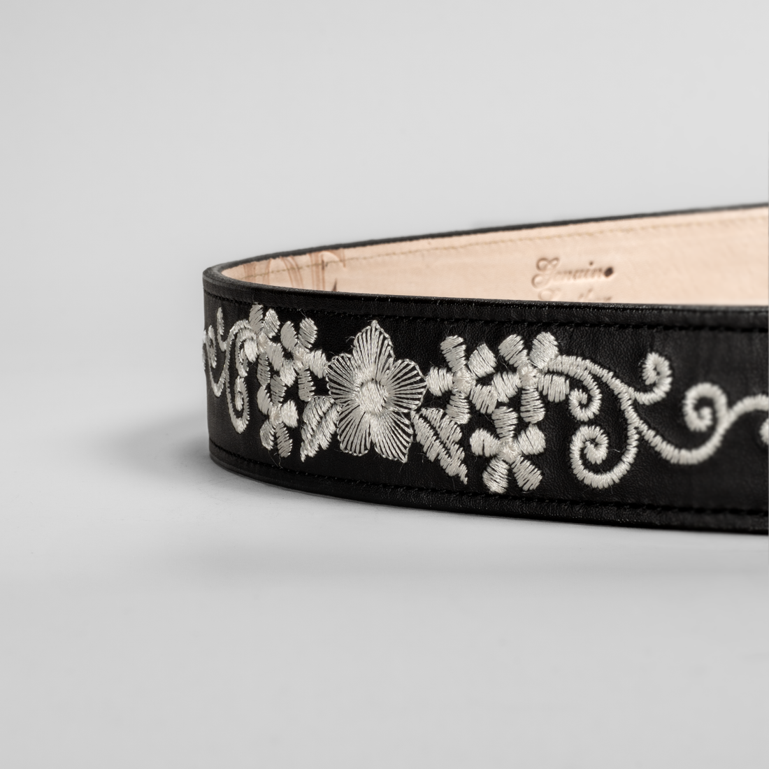 WOMEN'S FLORENCE LEATHER ARTISANAL EMBROIDERY COWBOY BELT (Copy)