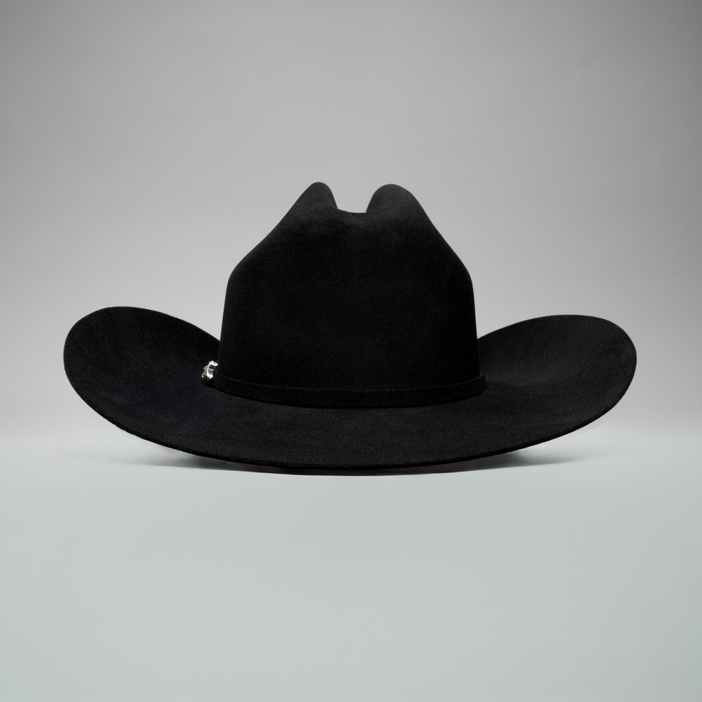 MEN'S BLACK 100X FELT TEXANA COWBOY HAT RODEO CARTIE