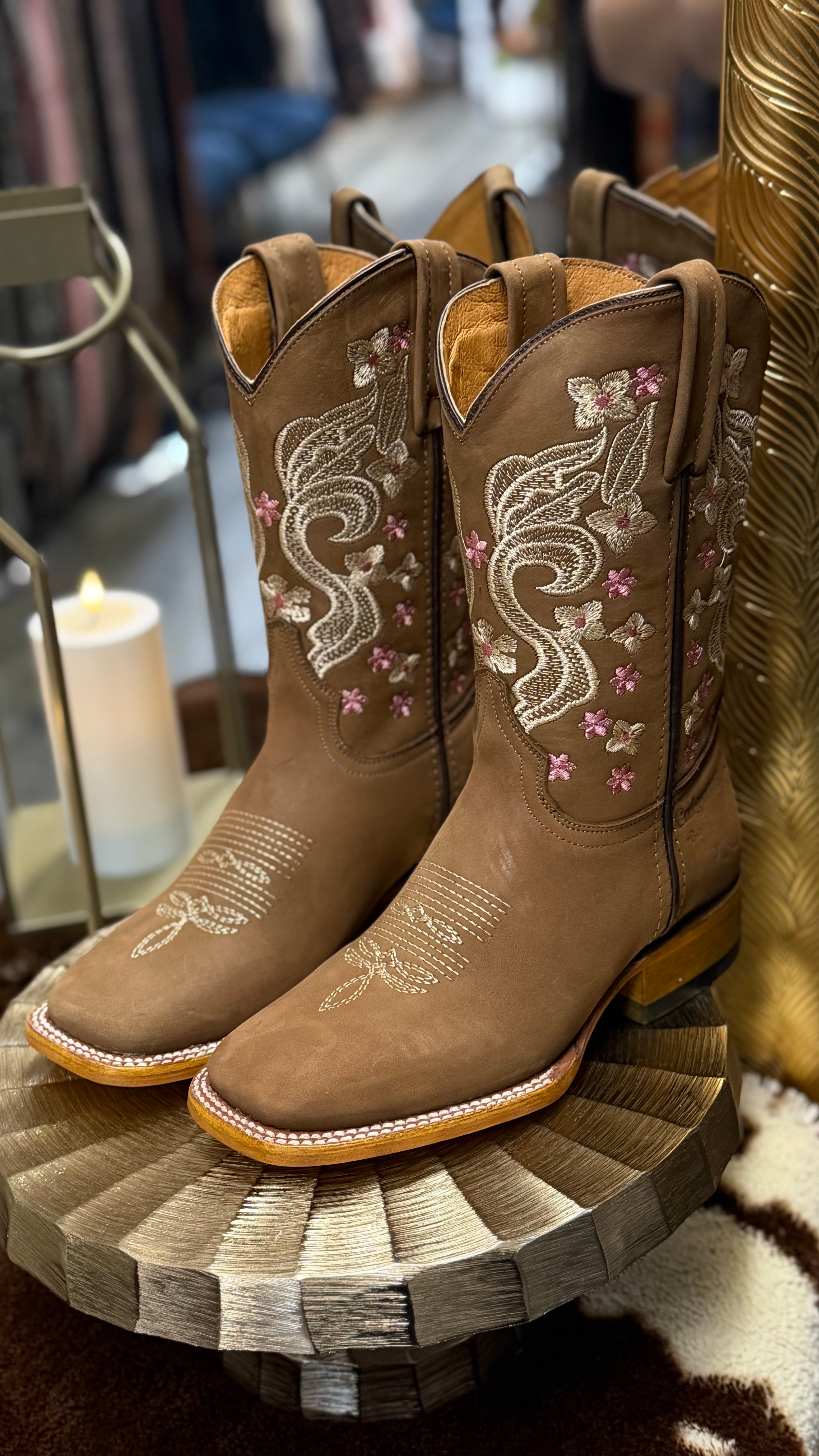 Sarahi | Pink Women’s Rodeo Square Toe Boots