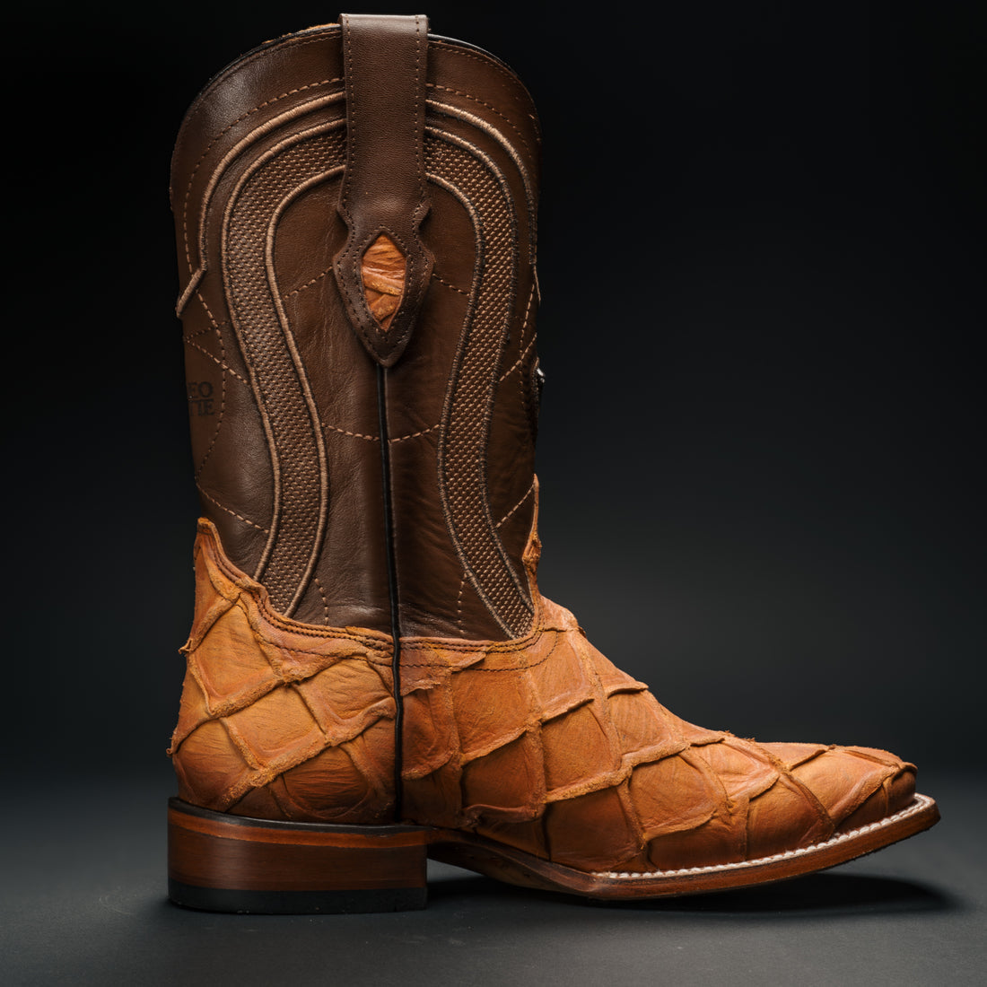 MEN'S MONSTER FISH ROYAL PIRARUCU 4D TRIBUTE SQUARE TOE BOOT