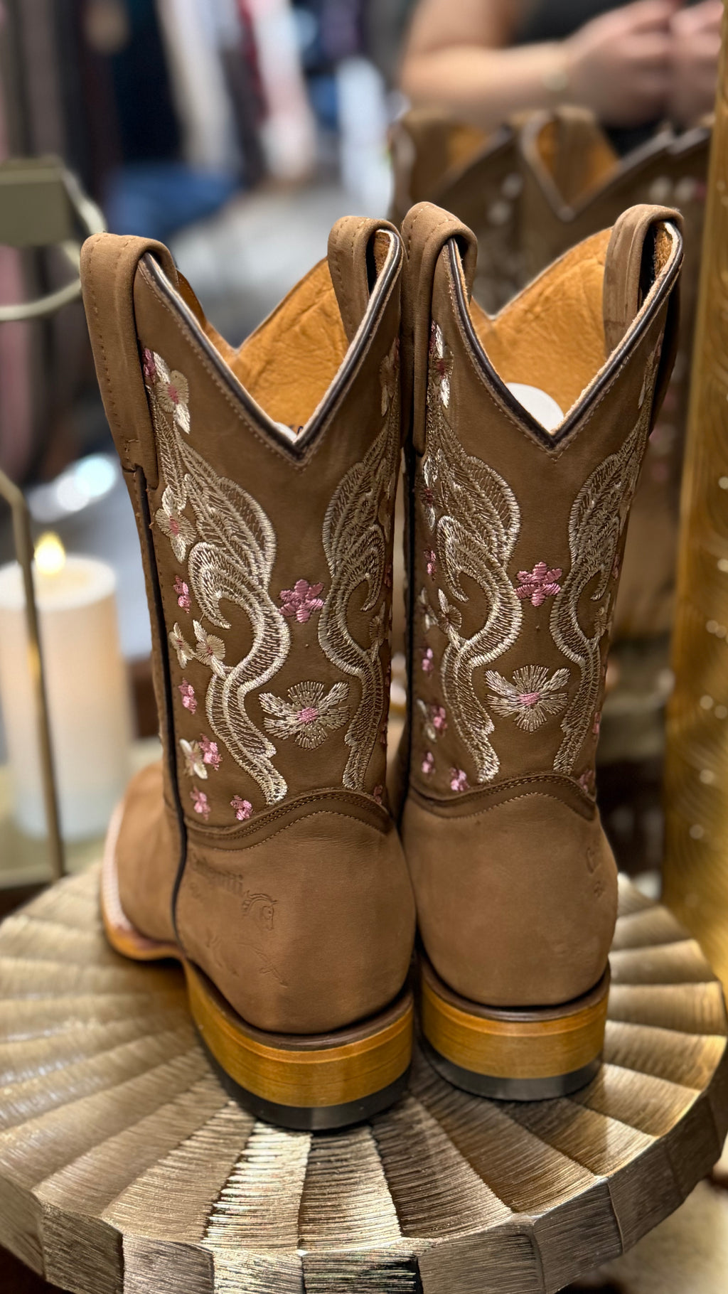 Sarahi | Pink Women’s Rodeo Square Toe Boots