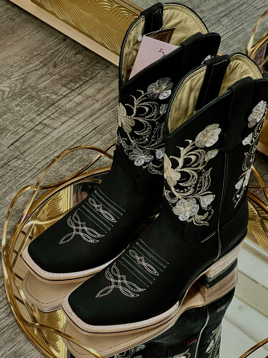 Judy |Womens Square Toe Boots