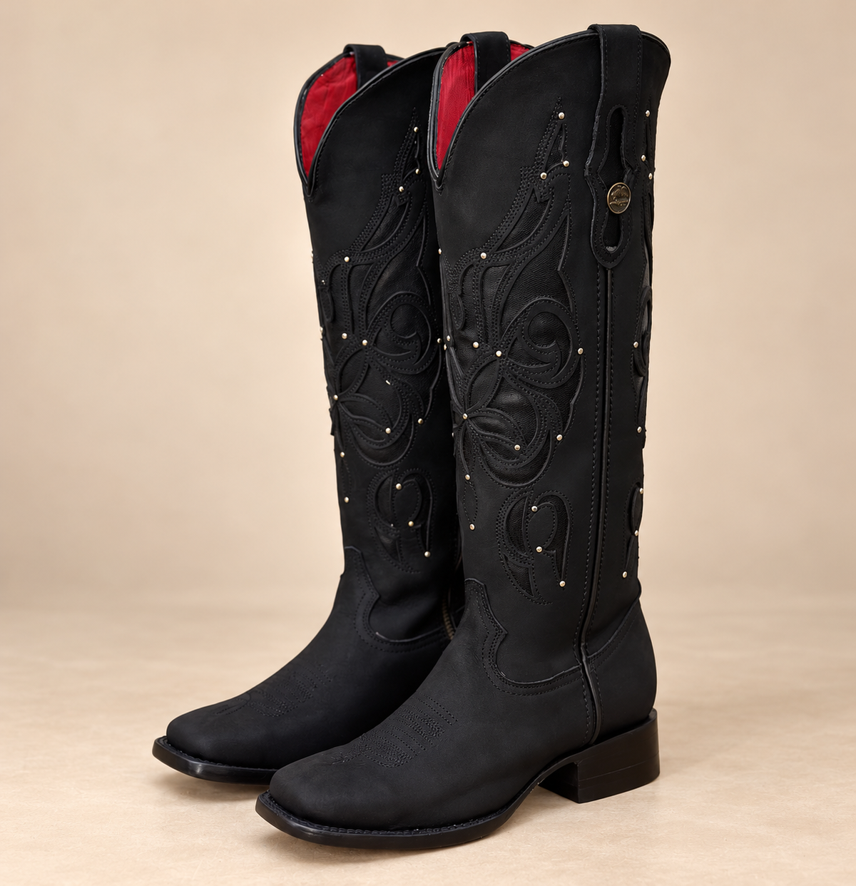 WOMEN'S BELLE SQUARE TOE  BLACK