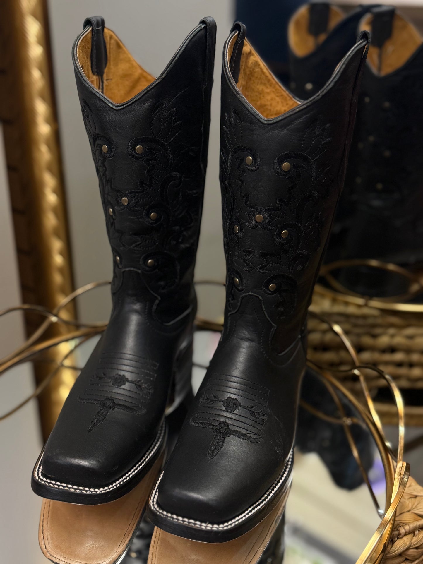Zayra| Square Toe Boots