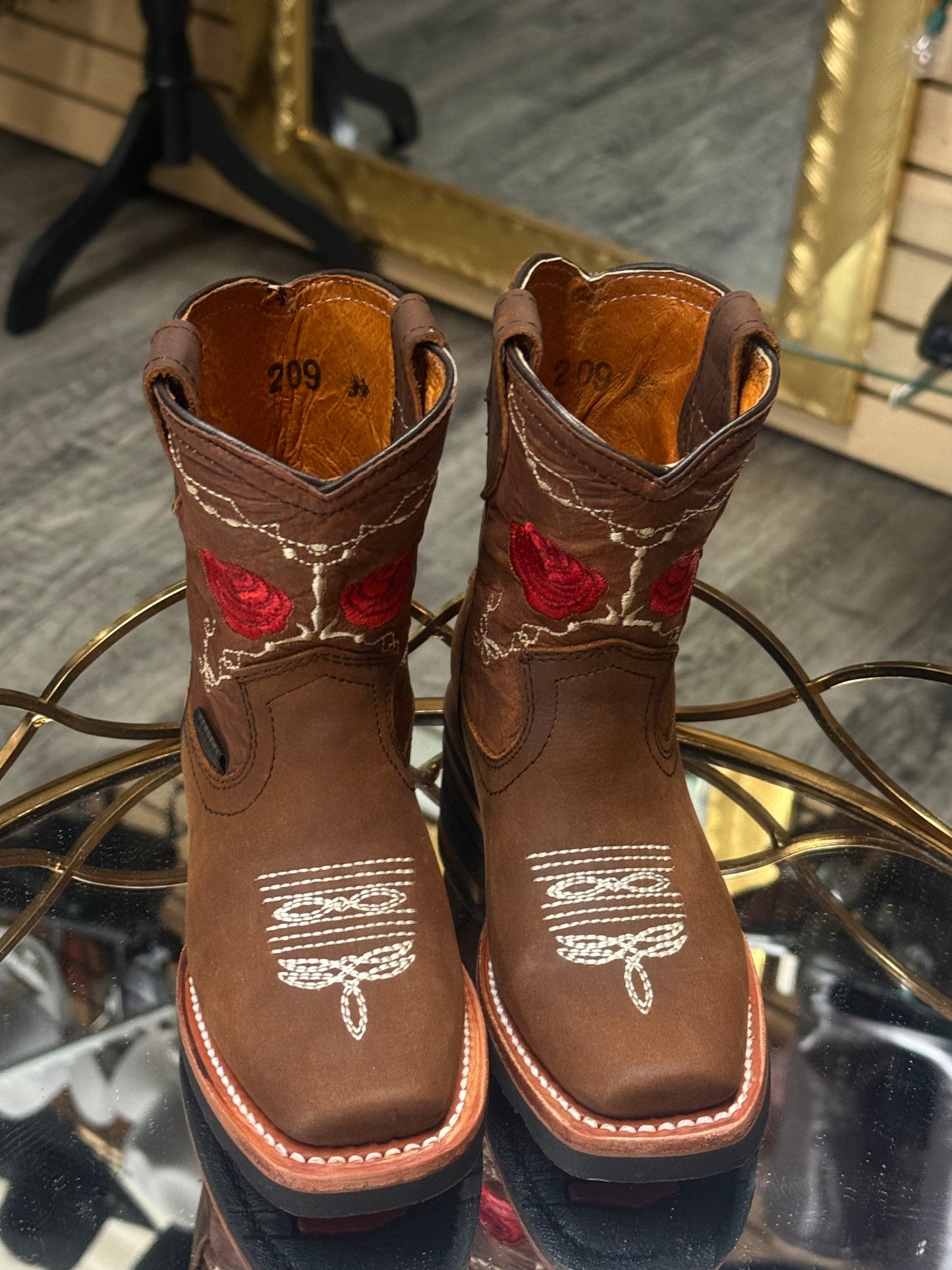 Rosa | SquareToe Girls Western Boots