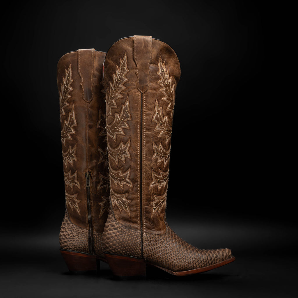 WOMEN'S SAVAGE BELLE PYTHON TRIBUTE SNIP TOE