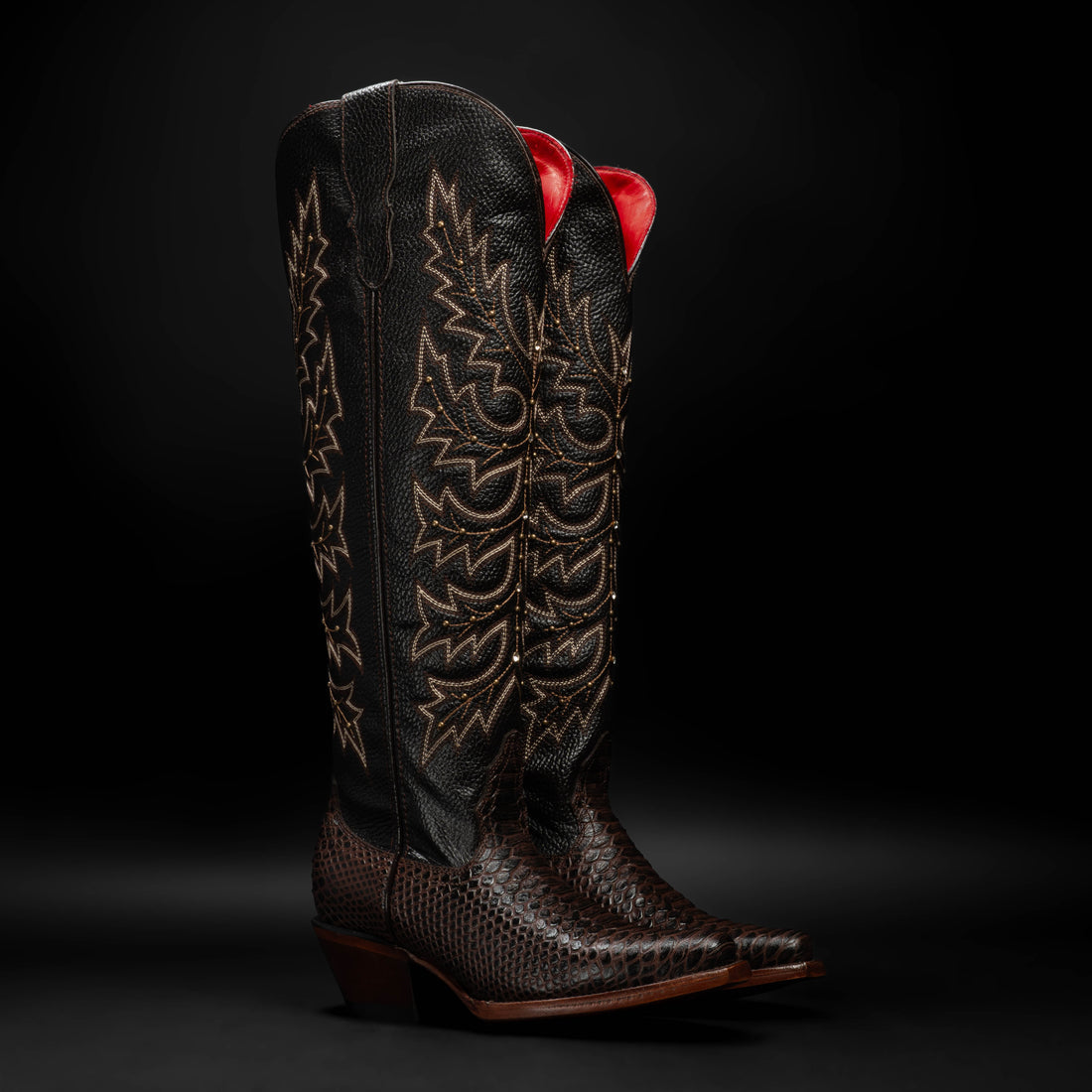 WOMEN'S SAVAGE BELLE PYTHON TRIBUTE SNIP TOE
