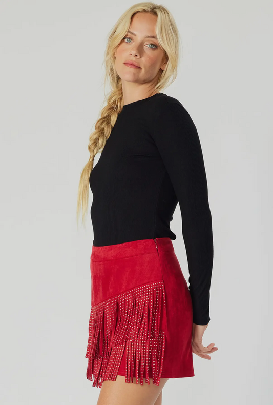 Valentina| Suede Skort