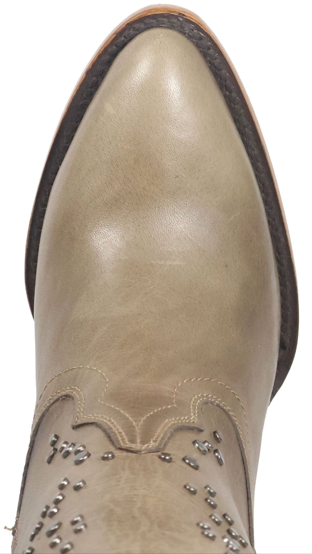 Taylor | All Leather Snip Toe Knee High Boots (Stone)