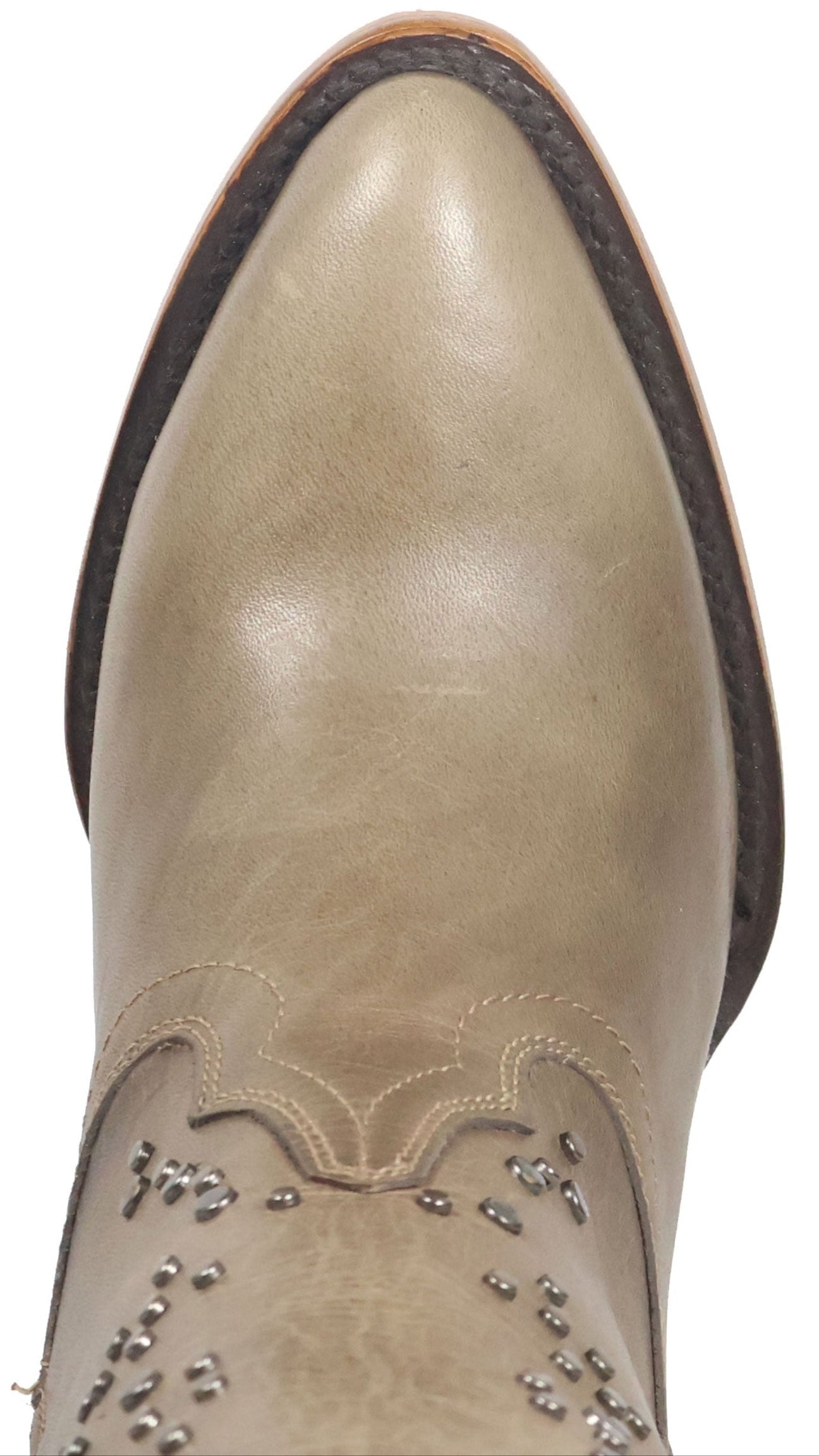 Taylor | All Leather Snip Toe Knee High Boots (Stone)