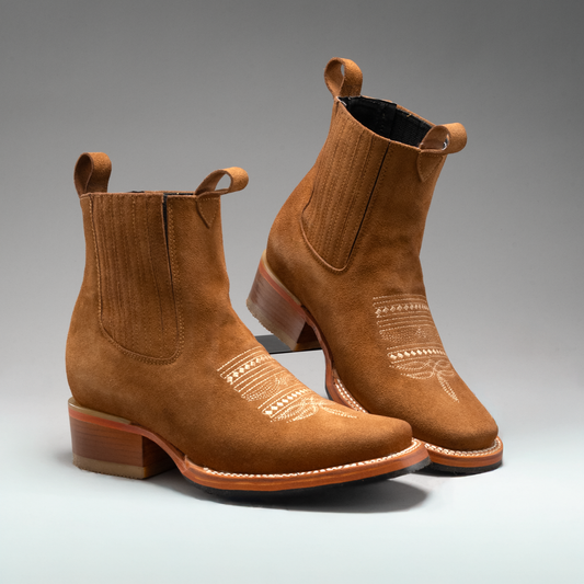 723 Women's Ankle Boot Premium Women's Cowboy Boots: Square Toe Western Boot